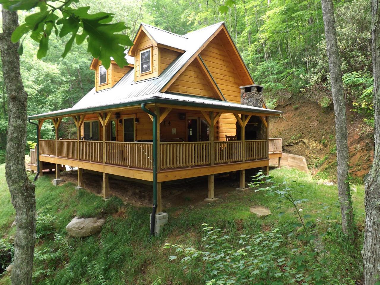 Отель Cherokee Mountain Cabins Llc Topton Экстерьер фото